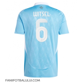 Belgia Axel Witsel #6 Tricou Fotbal Replică European 2024 Barbati Deplasare